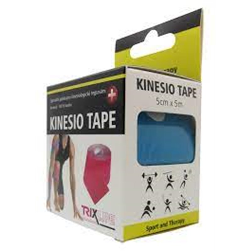 Páska tejpovacia Kinesio tape 5mx5cm modrá