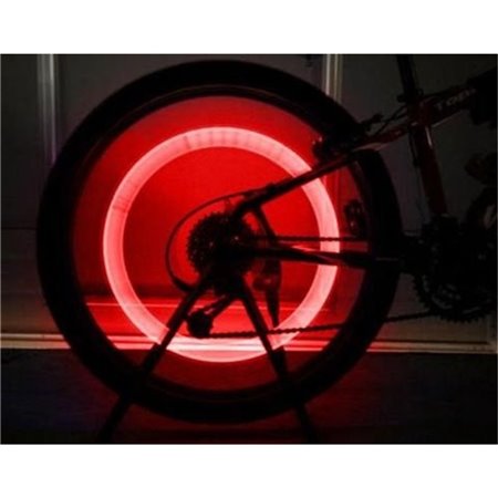 Svietidlo na bicykel led na kolesá RGB WL29