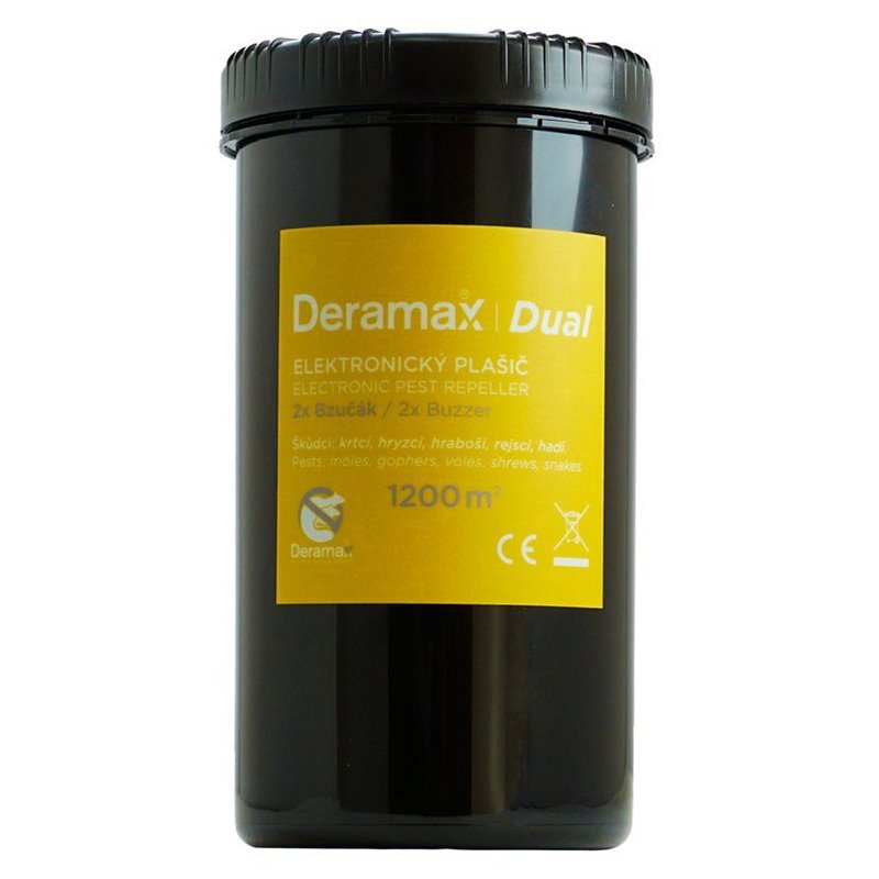 Deramax Dual Cvrček odpudzovač krtkov 1200m 4xR20
