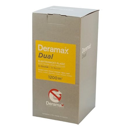 Deramax Dual Cvrček odpudzovač krtkov 1200m 4xR20