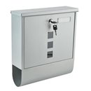 Schránka poštová MALATEC 1187 (34x31x10cm) strieborná