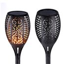 Lampa solárna fakľa efekt plameňa FOREVER 96LED