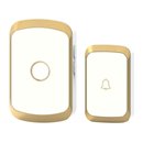 Zvonček bezdrôtový 230V 300m DIGITAL DOORBELL FA86 bielo-zlatý