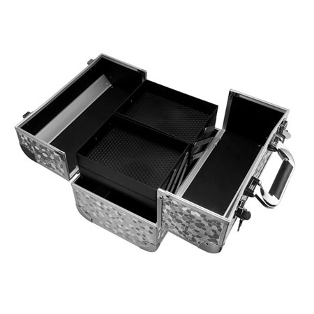 Kufrík kozmetický strieborný CA4A (30,5x20,5x25cm)
