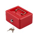 Trezor na peniaze červený 15x12x8cm