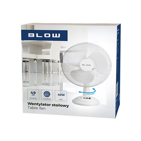 Ventilátor stolový 30cm BLOW 44-063