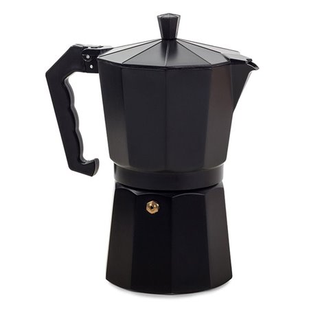 Kanvica Moka 9 káv 450ml hliník čierny