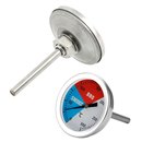 Teplomer analógový do grilu a udiarne BBQ PK007