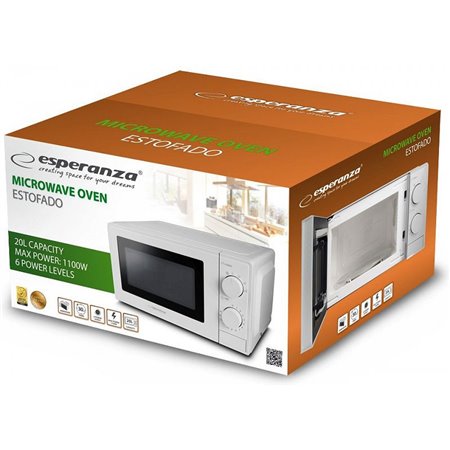 Rúra mikrovlnná ESPERANZA EKO011W BIELA