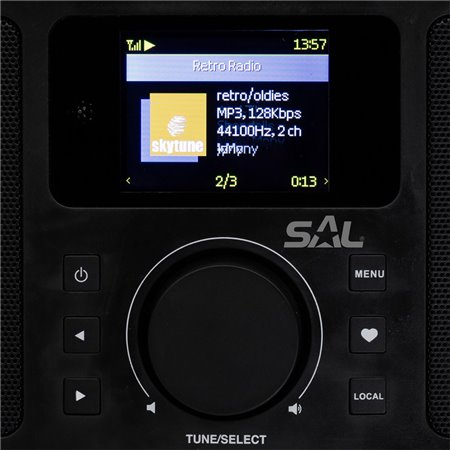 Rádio internetové SAL INR5000/BK