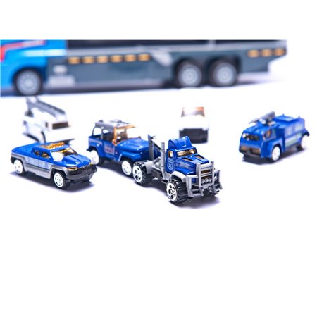Hračka kamión+policajné autá 6ks COOL TEAM