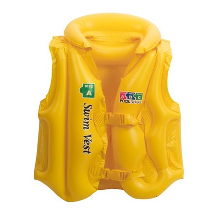 Nafukovačka detská plávacia vesta L 12-25kg YELLOW