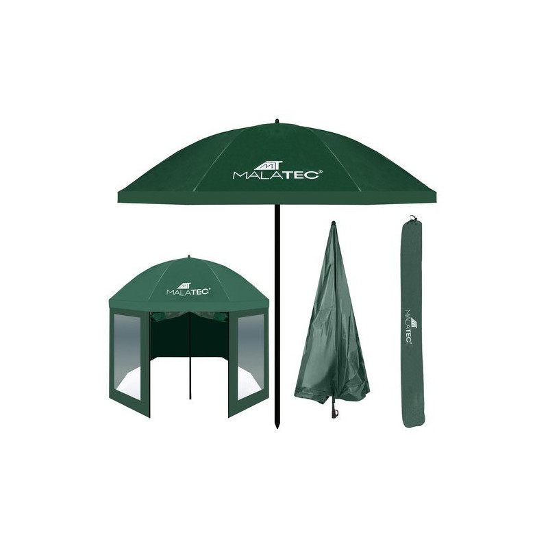 Slnečník a dáždnik rybársky zelený O240cm SR139