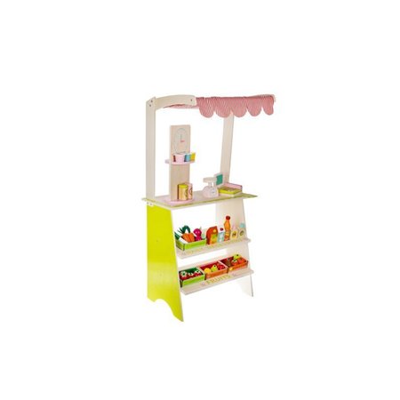 Sada detský stolík predajňa drevený STAND GUF-3593