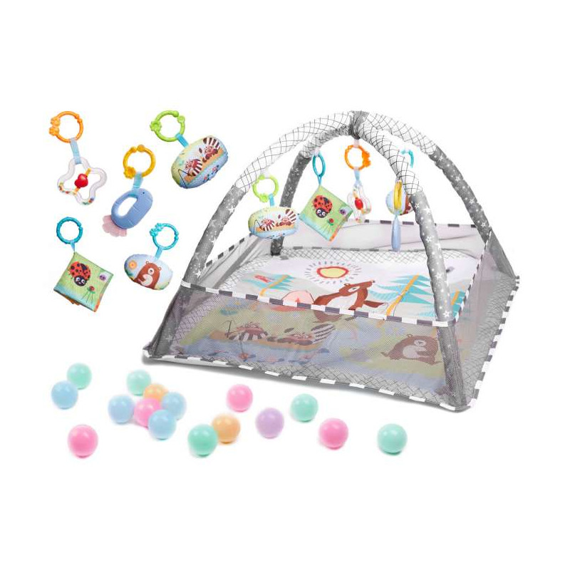 Deka na zem pre deti Activity GYM & FOLDABLE PLAY MAT FC042