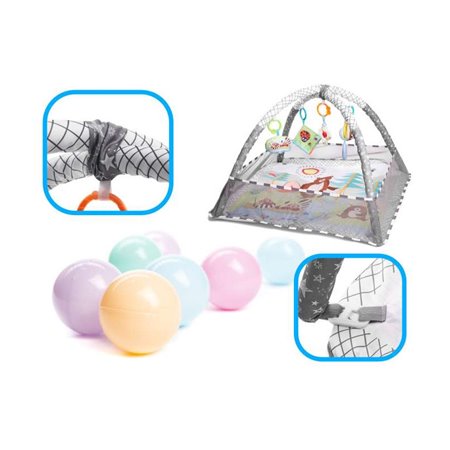 Deka na zem pre deti Activity GYM & FOLDABLE PLAY MAT FC042