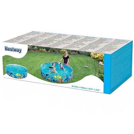 Bazén BESTWAY 55031 Ø244x46cm s pevnou stenou