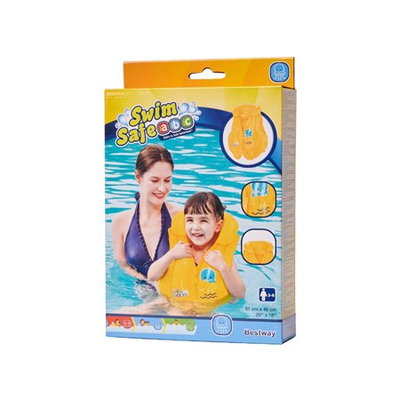 Nafukovačka detská plávacia vesta 19-30kg BESTWAY 32034 žltá