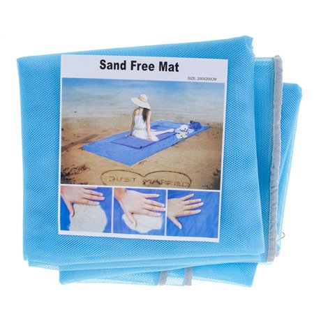 Podložka skladacia na pláž SAND FREE MAT 200x200 N-005 modrá