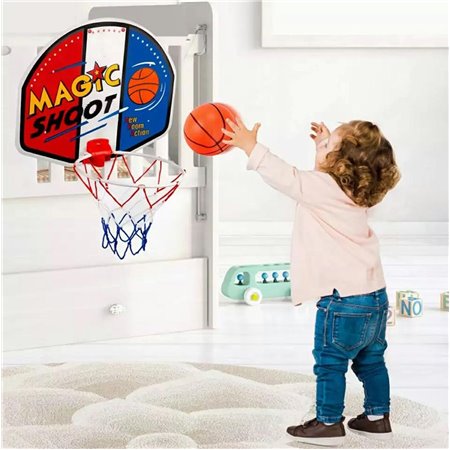 Hračka mini basketbalový kôš s loptou BASKETBALL SET MBS-11