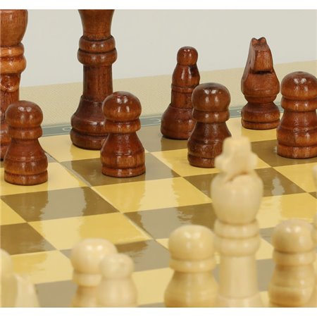 Šach spoločenská hra drevená ALEXANDER