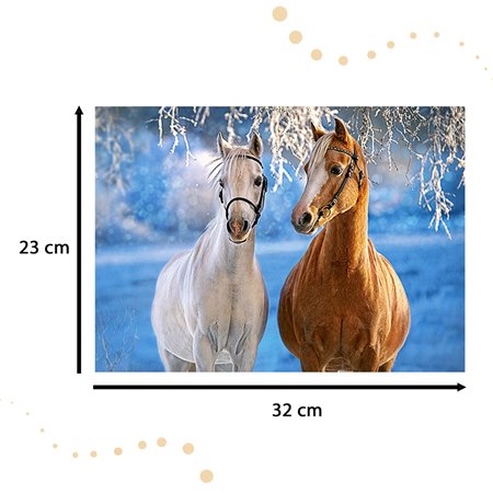 Castorland PUZZLE 180ks The Winter Horses 8+