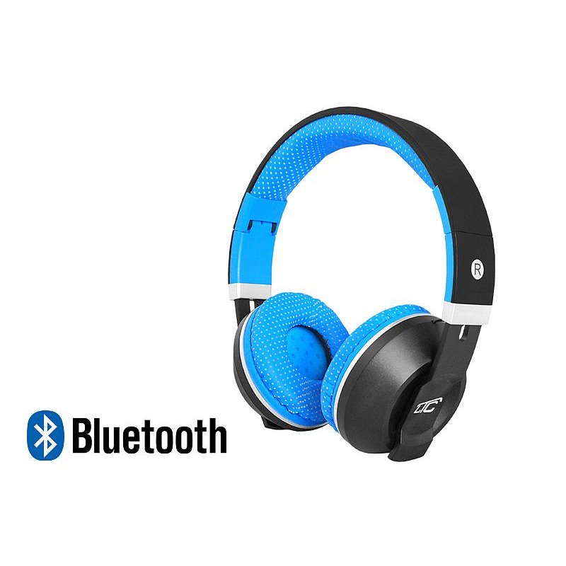 Sluchadlá BLUETOOTH na uši MIZZO modré