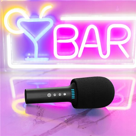 Mikrofón ručný FOREVER BMS-500 BLACK Karaoke