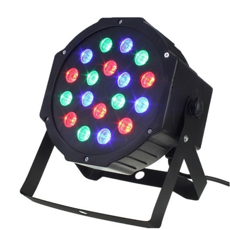 Svietidlo diskotékové RGB 18LED ZD64