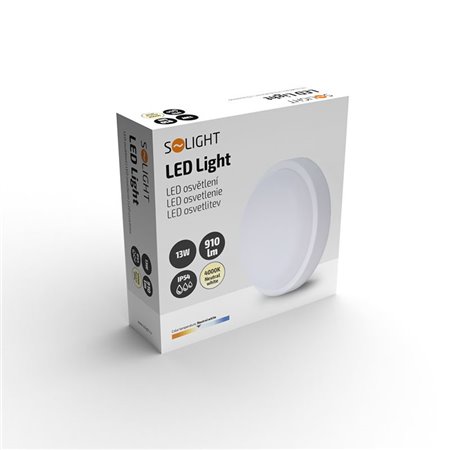 Stropnica LED IP54 13w 4000K okrúhla WO745