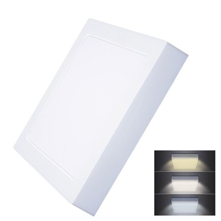 Panel LED prisadený 18W 3-6000K štvo SOLIGHT WD173