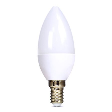 Žiarovka SOLIGHT LED E14 6W 4000K sviečka WZ410-1