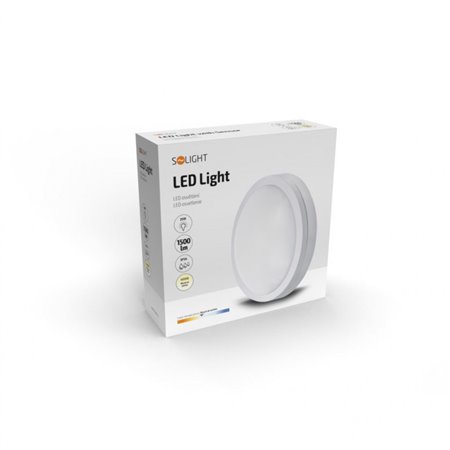 Svietidlo LED IP54 20W 4000K SOLIGHT WO781-W Siena biele