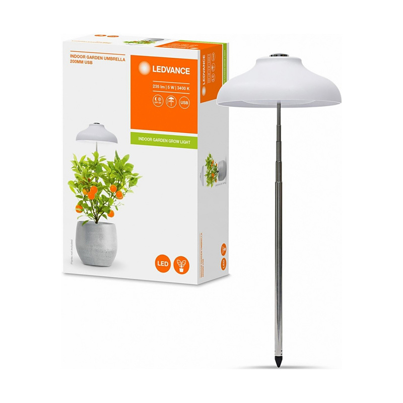 Svietidlo na kvety INDOOR GARDEN UMBRELLA 200 USB