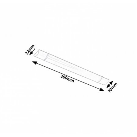 Svietidlo lineárne LED 10W 4000K 30cm RABALUX 1450