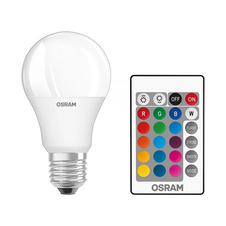 Žiarovka OSRAM LED SCLA60REM E27 9,7W/827 RGB+WW+DO