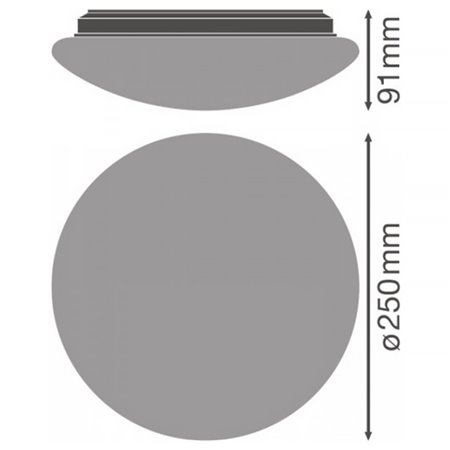 Svietidlo OSRAM SURFACE CIRCULAR 250 13W/4000K IP44