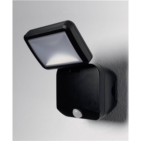 Svietidlo nočné LED BATERY LED SPOTLIGHT SINGLE BK s pohybovým senzorom na batérie