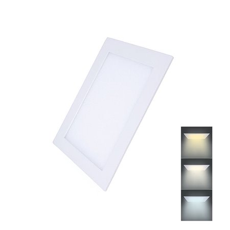 PANEL LED do podhľadov 12W 3-6000K SOLIGHT WD141 štvorcový