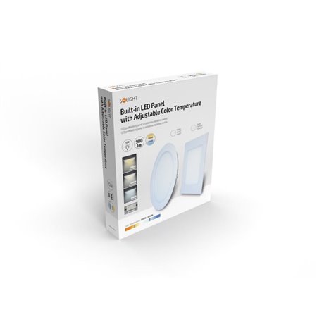 PANEL LED do podhľadov 12W 3-6000K SOLIGHT WD141 štvorcový