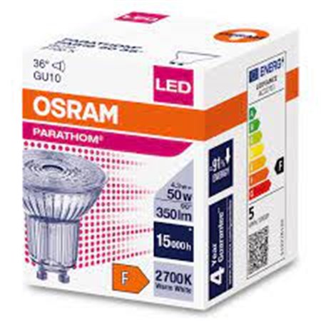 Žiarovka OSRAM LED LPPAR165036 GU10 4,3W/827 36°