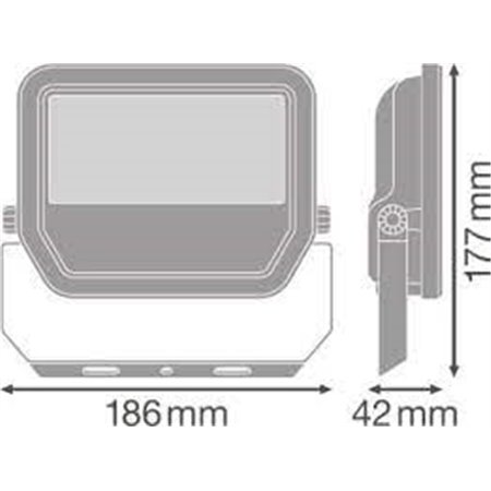 Reflektor LED 30W/6500K OSRAM FLOODLIGHT BLACK FL PFM SYM 100BK