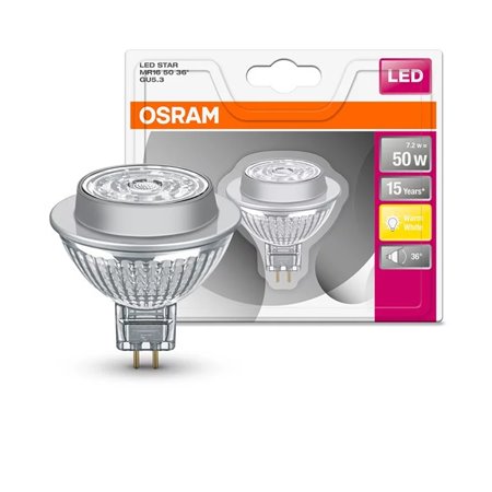 Žiarovka OSRAM LED SMR1650 MR16 7,2W/2700K 36°