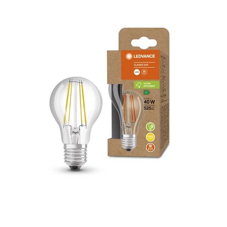 Žiarovka OSRAM LED CLA40 E27 2,5W/830 FILAMENT ENERGY EFFICIENCY