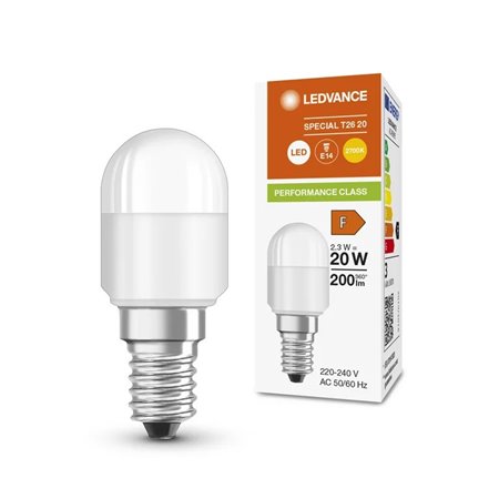 Žiarovka OSRAM LED E14 2,3W/827 do chladničky T2620 200lm