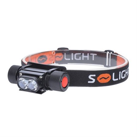 Svietidlo LED čelovka ACCU 650lm SOLIGHT WN41