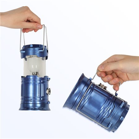 Svietidlo camping ACCU+SOLAR CAMPING LANTERN SH-5800T 1W+6LED