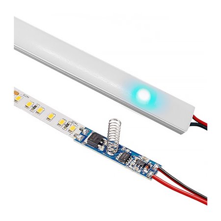 Stmievač pre LED pásy dotykový do lišty 10mm 0-100-OFF+pamäť