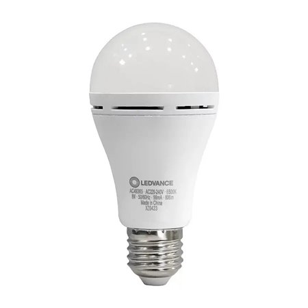 Žiarovka LEDVANCE LED LCLA60 E27 8,5W/865 RECHARGEABLE nabíjateľná