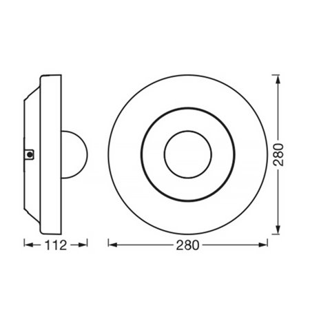 Svietidlo LEDVANCE SMART+CAMERA CIRCLE CAM CONTROL 22W/3000K nástenné